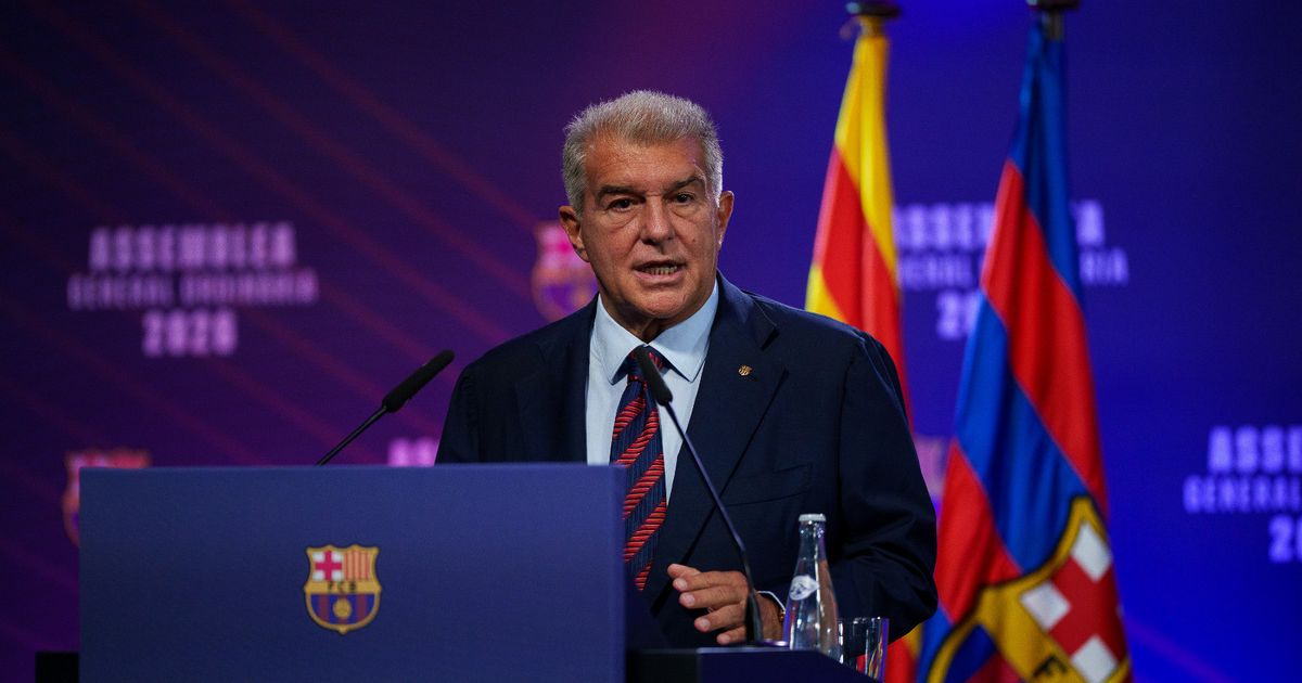 لابورتا يطالب أعضاء برشلونة بإقرار قرض بمئات الملايين.. وينتقد الريال