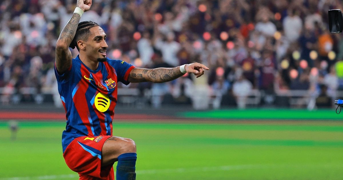 برشلونة يستعيد خدمات رافينيا أمام جيرونا
