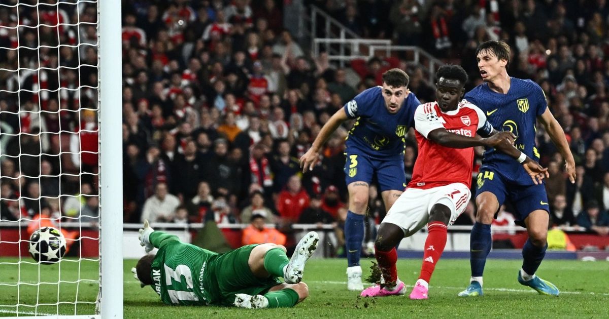 هدف ساكا يرسل أرسنال إلى نهائي دوري الأبطال للمرة الثانية في تاريخه