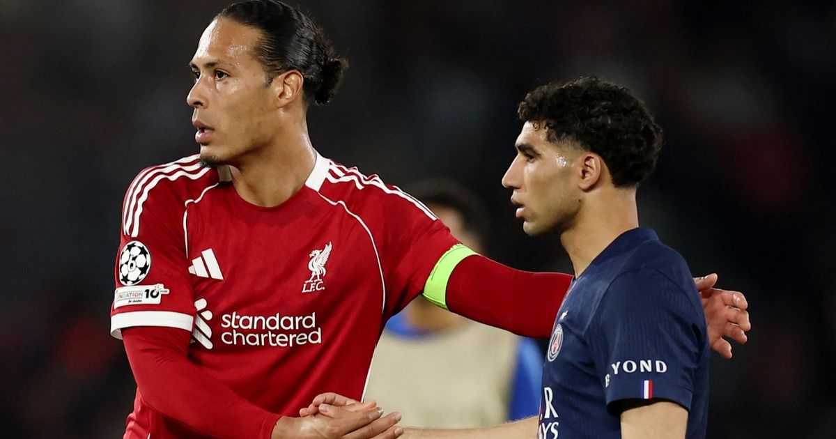 ماذا قال فان دايك بعد هزيمة ليفربول أمام باريس سان جيرمان؟