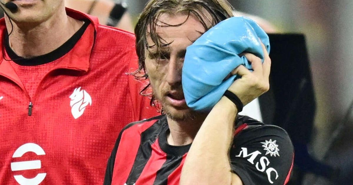 شاهد.. لوكاتيلي يتحدث عن إصابة رأس مودريتش "الصلب"