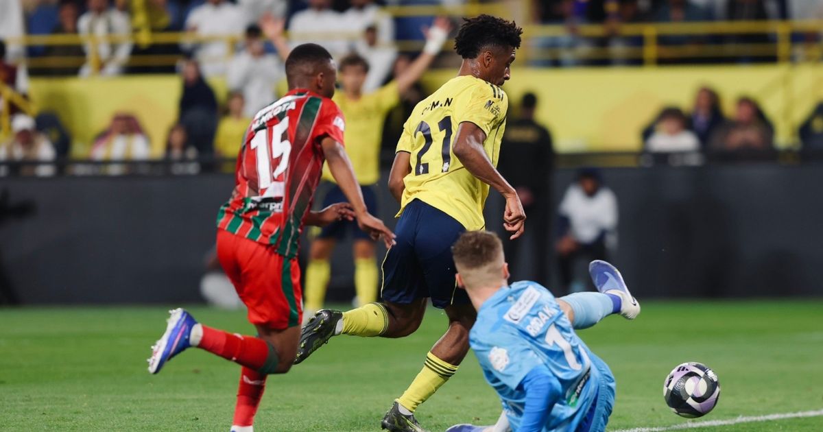 شاهد… النصر يتقدم على الاتفاق بهدف كومان في الشوط الأول