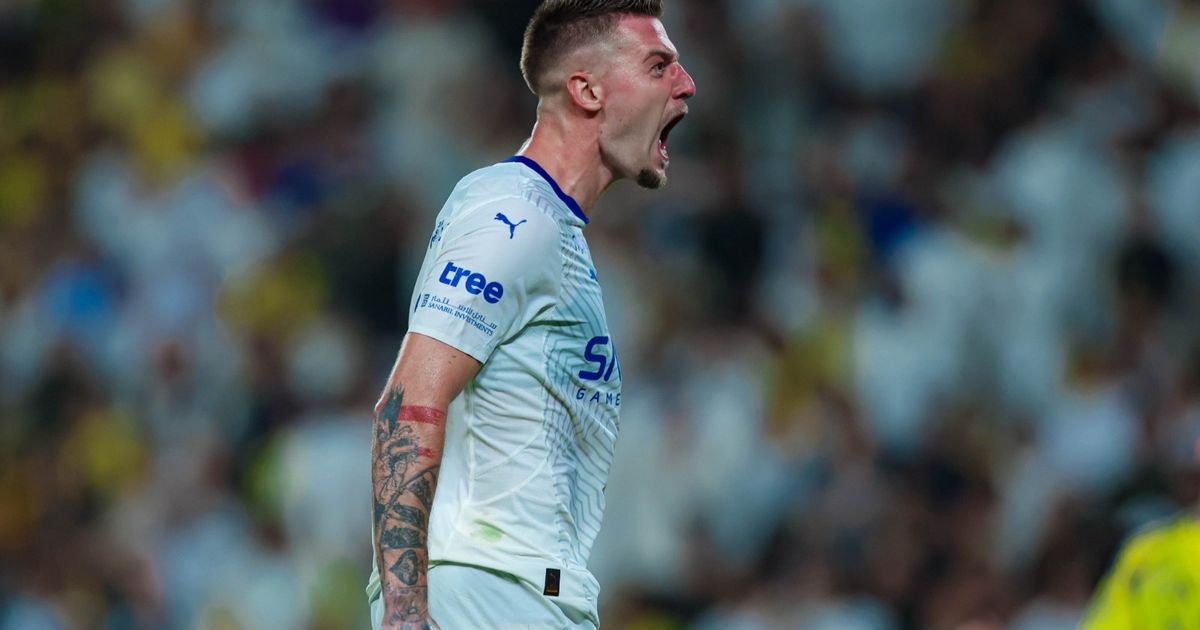 شاهد.. رأسية سافيتش تنقذ الهلال من خسارة الديربي أمام النصر