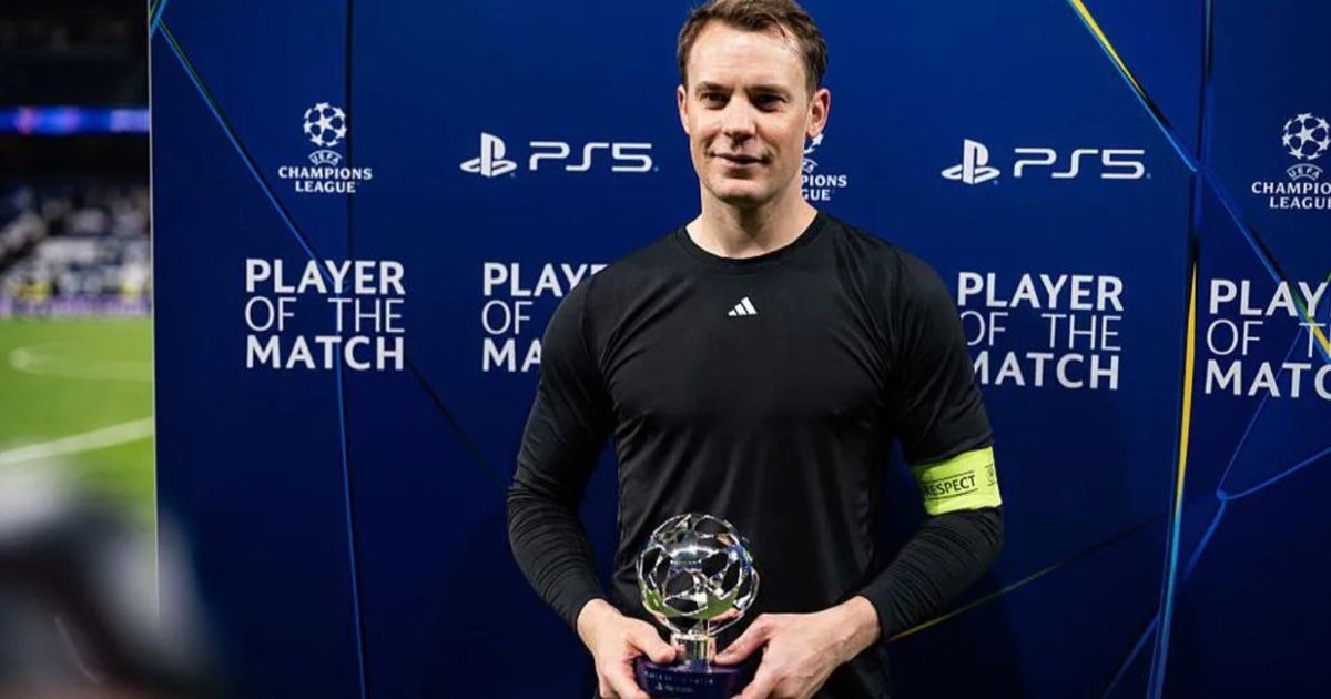 مانويل نوير رجل مباراة ريال مدريد وبايرن ميونيخ في دوري الأبطال