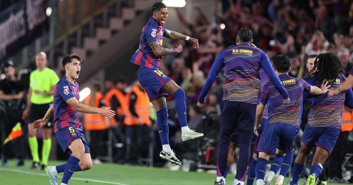 برشلونة يتقدم بهدفين على ريال مدريد ويقترب من لقب الدوري