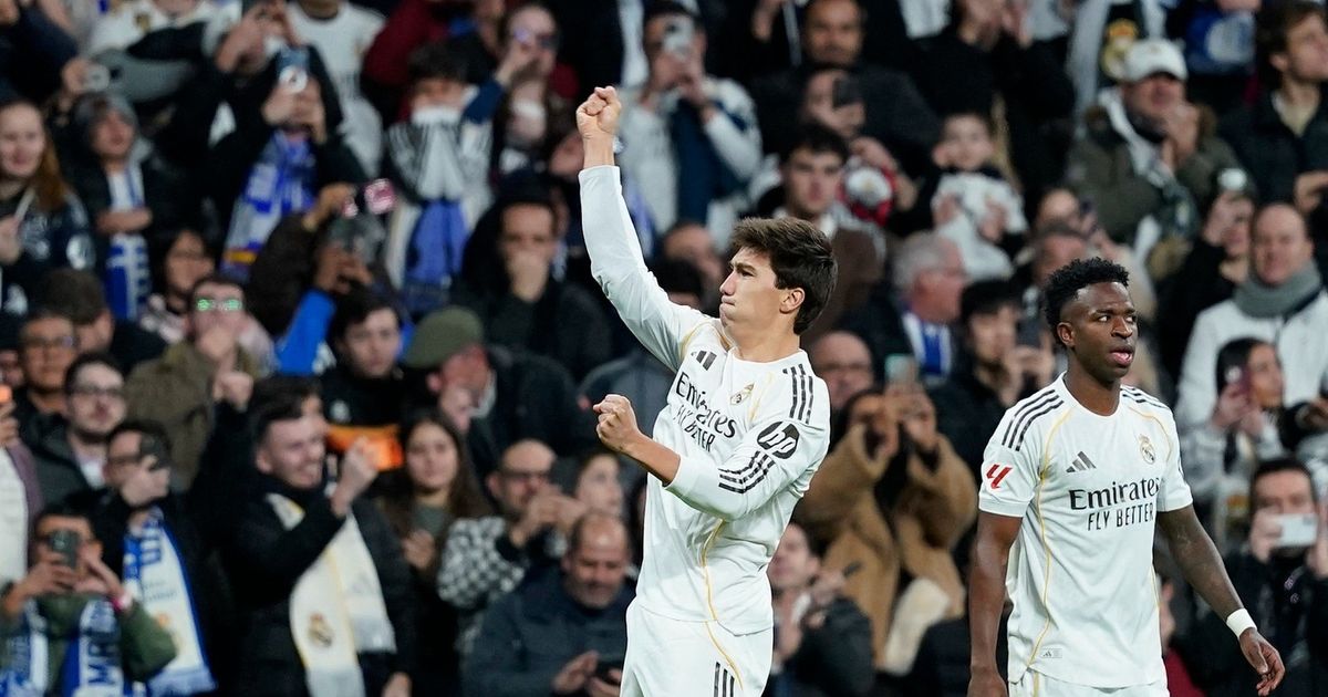 في غياب كيليان مبابي.. ريال مدريد يمطر شباك سوسيداد ويتصدر الليغا