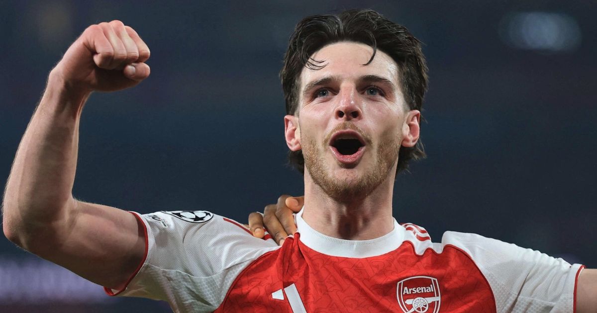 رايس يدافع عن أسلوب احتفال أرسنال بتأهله لنهائي دوري أبطال أوروبا