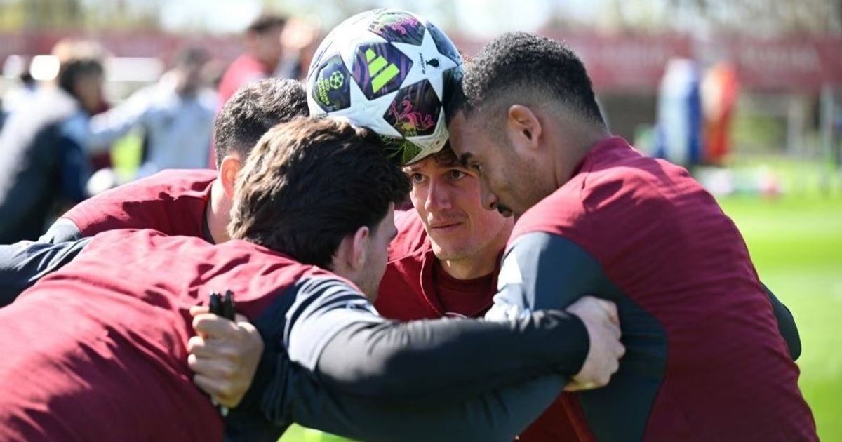 لقطات تدريبات أرسنال تشعل الجدل قبل موقعة دوري الأبطال