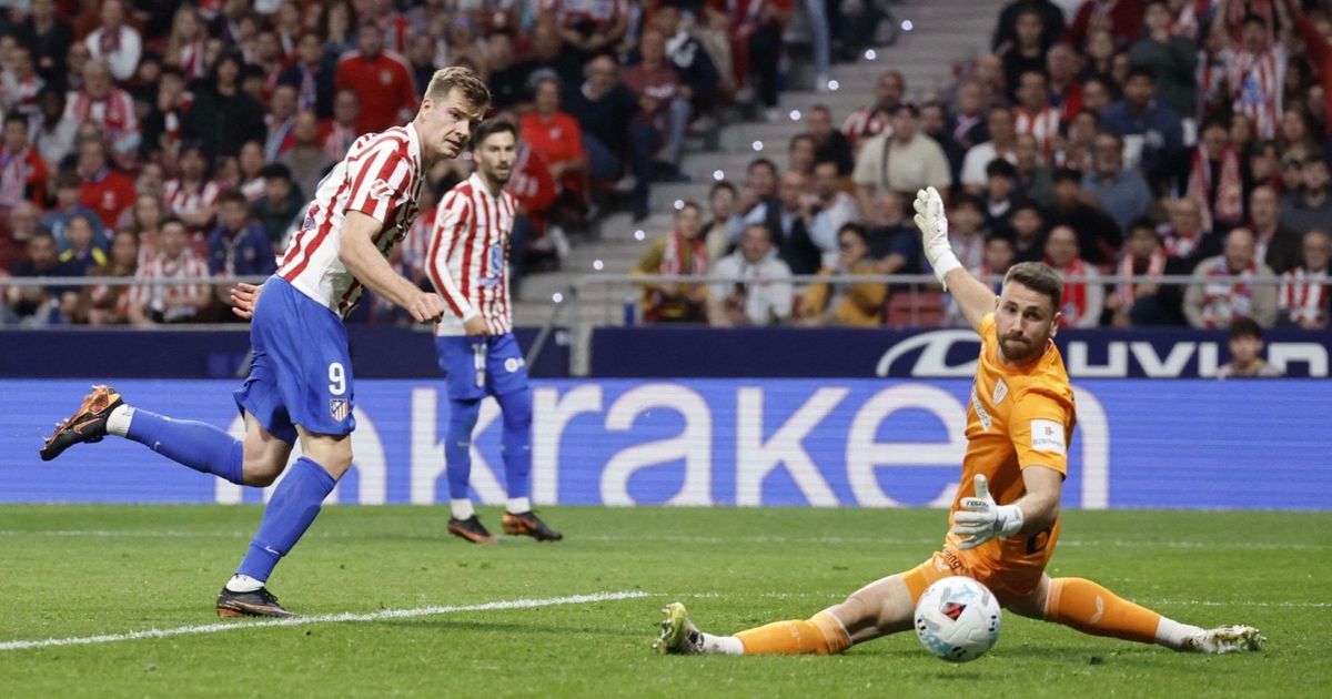 شاهد.. سورلوث يقود أتلتيكو مدريد لفوز مثير على بلباو وإيقاف الخسائر