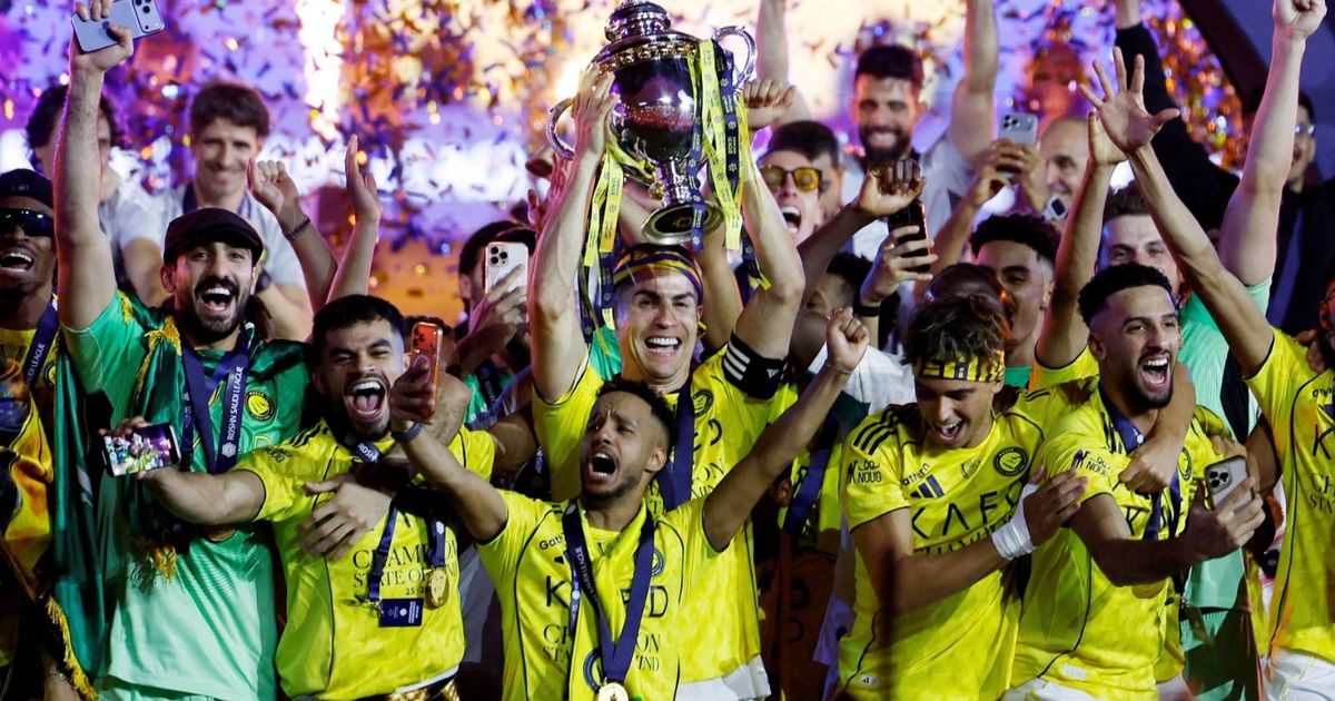 أهداف مباراة النصر وضمك والتتويج بلقب دوري روشن السعودي