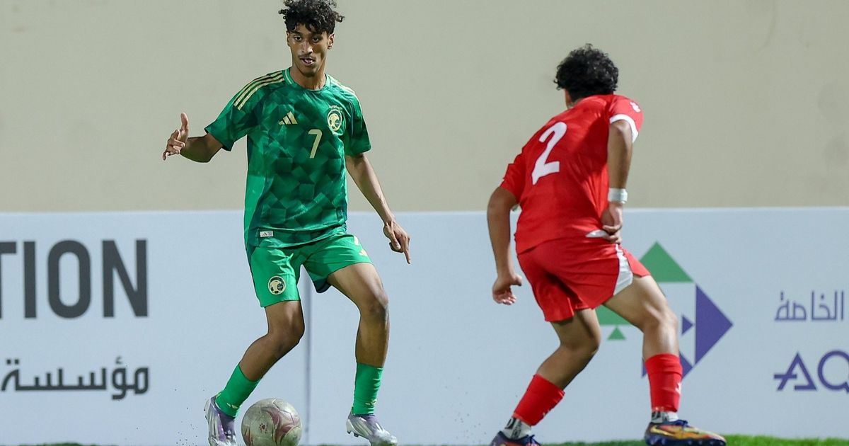 تعادل السعودية ولبنان في غرب آسيا تحت 17 عاماً