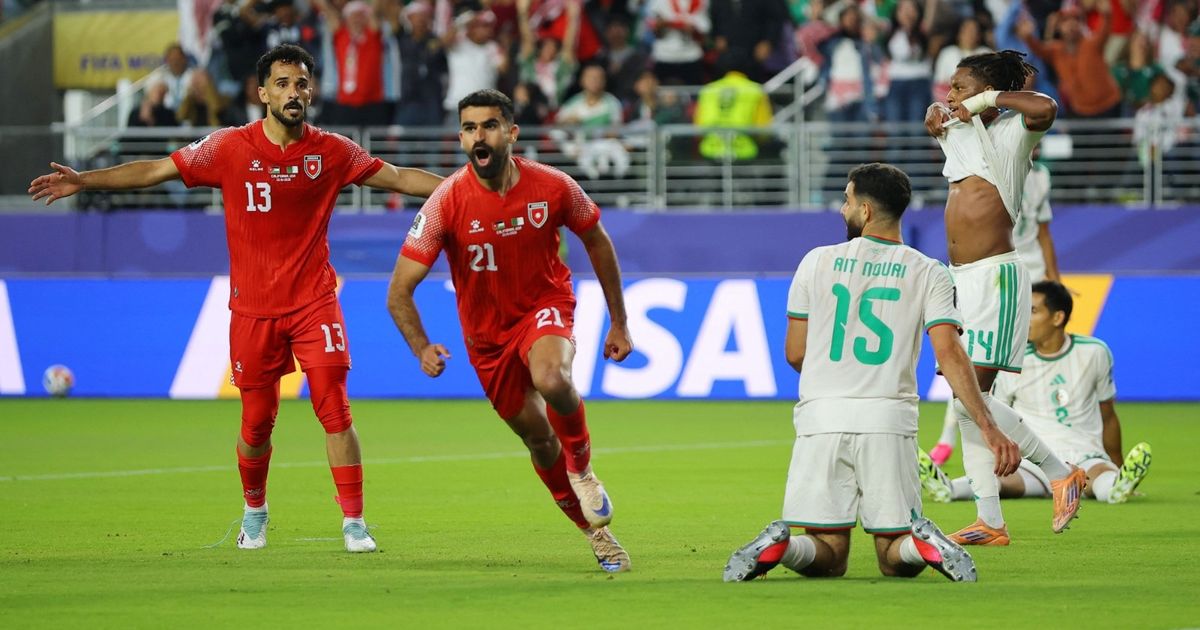 شاهد.. الأردن يتقدم على الجزائر بهدف الرشدان.. ومحرز يهدر الفرص