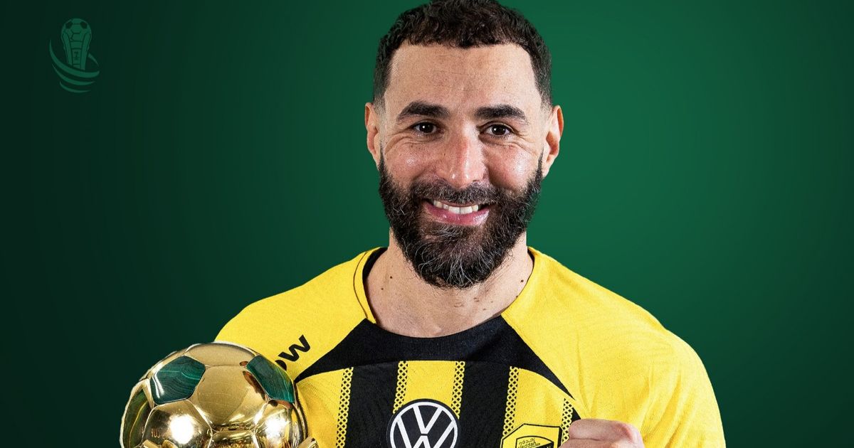 بنزيما ولاعب من دوري يلو يتصدران تشكيلة الموسم في كأس الملك