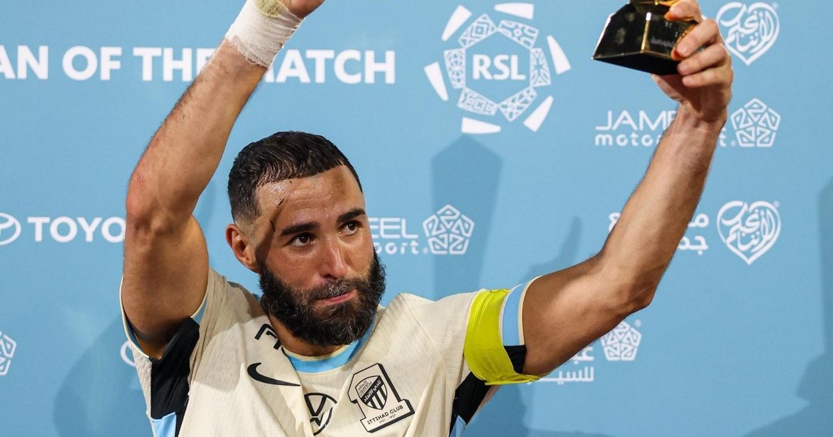 بنزيما الأفضل والربيعي الأسوأ في مباراة الاتحاد والأخدود