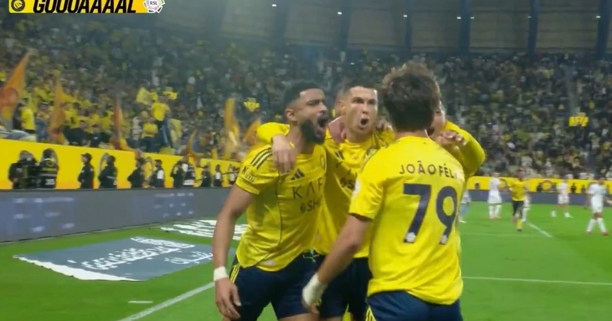 ملخص وأهداف مباراة النصر والأخدود (3-0) بدوري روشن السعودي