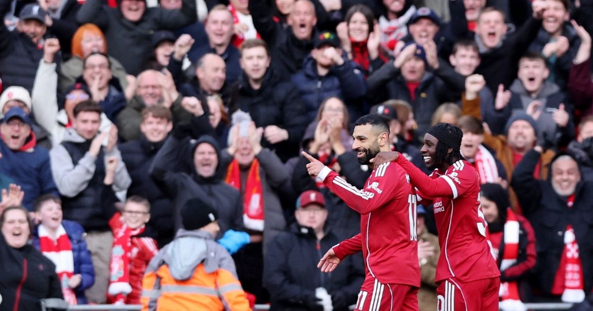 شاهد.. محمد صلاح يُحرج سلوت وريو يحطم رقم رحيم في أنفيلد