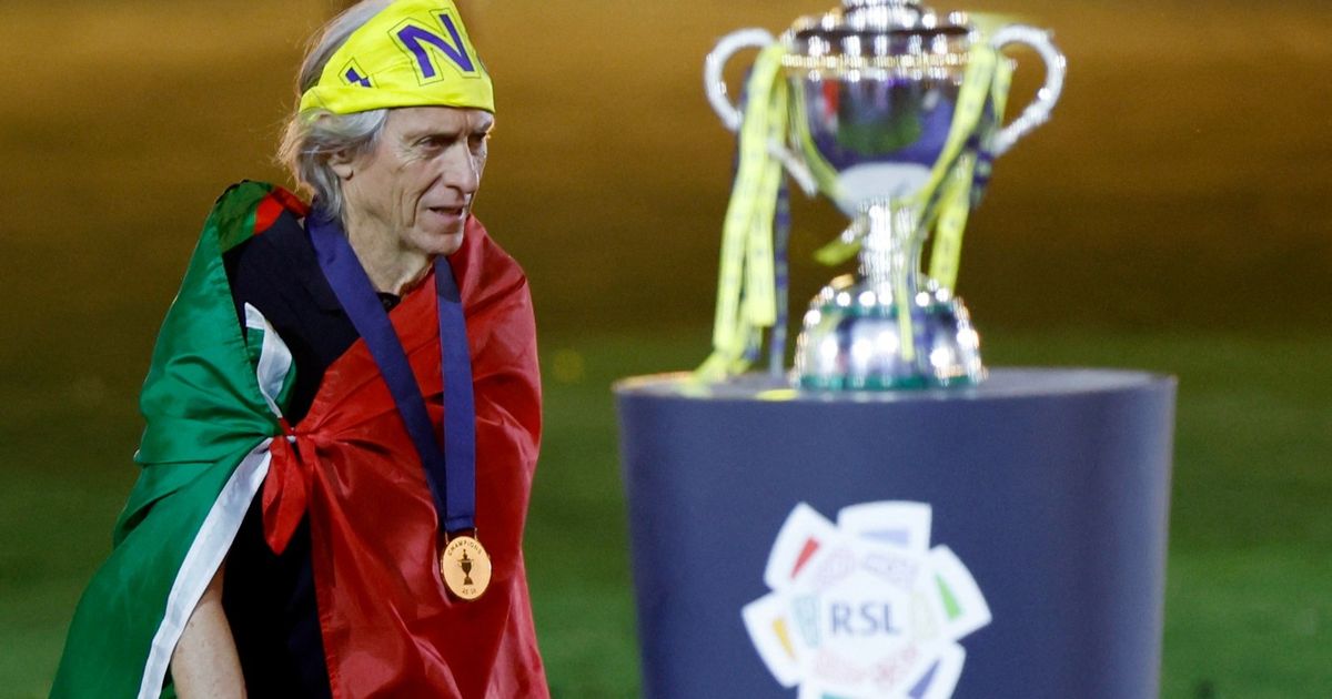 المدرب جورجي جيسوس يعلن رحيله عن النصر بعد التتويج بلقب الدوري السعودي