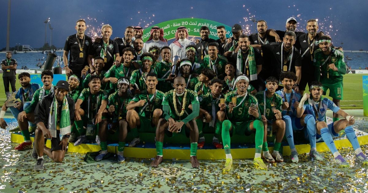 المنتخب السعودي يتوج بطلاً لكأس الخليج تحت 20 عاماً