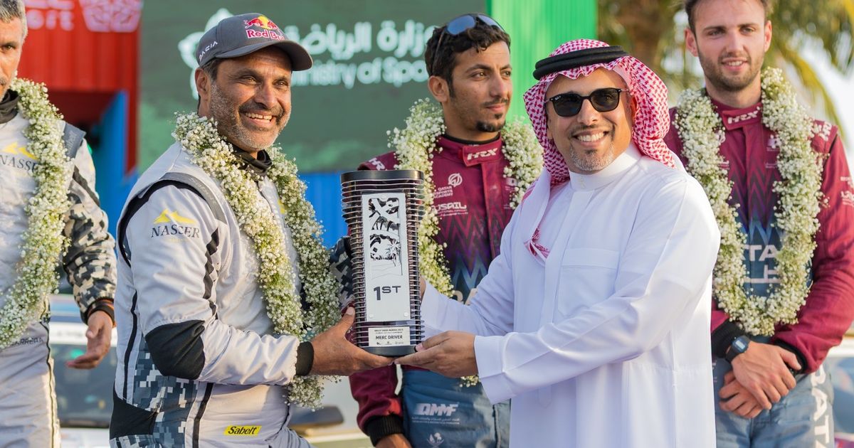 العطية يتوّج برالي السعودية.. والسعودي الراشد بالمركز الثالث