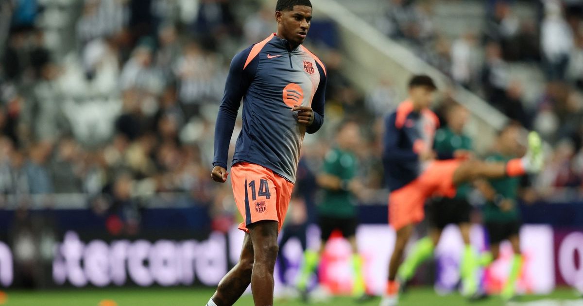في غياب يامال.. ليفاندوفسكي وراشفورد يقودان تشكيلة برشلونة أمام نيوكاسل