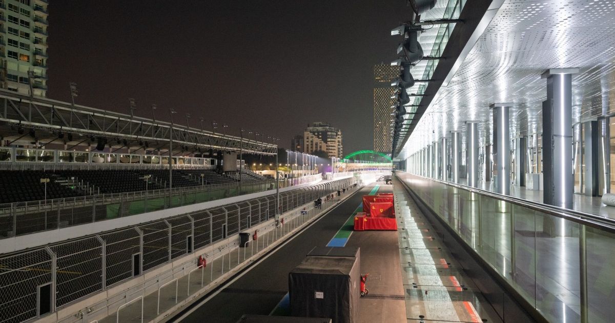 حلبة كورنيش جدة تستقبل سيارات فورمولا 1