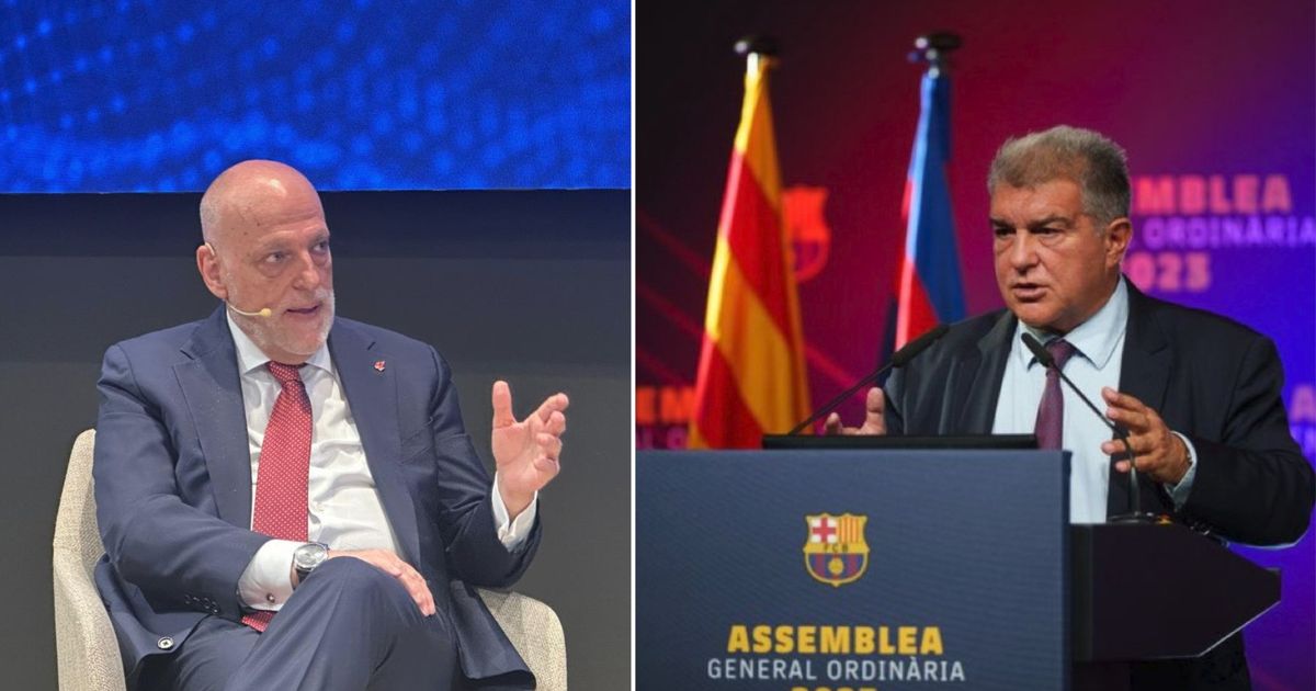 الصالح نيوز : لابورتا: الدوري الإسباني محظوظ بتيباس وريال مدريد يريد تدمير كل شيء