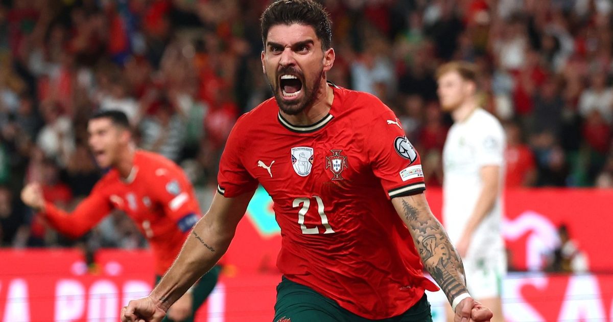 روبن نيفيز يشكر جوتا بعد أول هدف مع البرتغال برقم صديقه الراحل