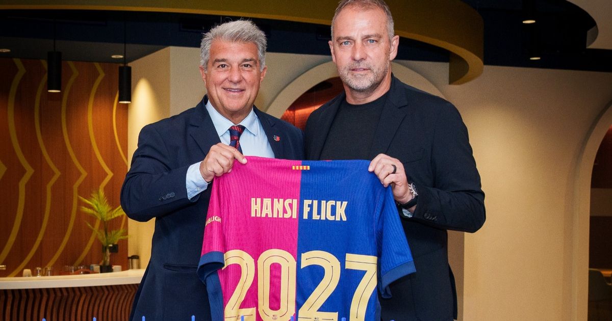 هل تتسبب "خسارة" لابورتا في استقالة فليك من تدريب برشلونة؟