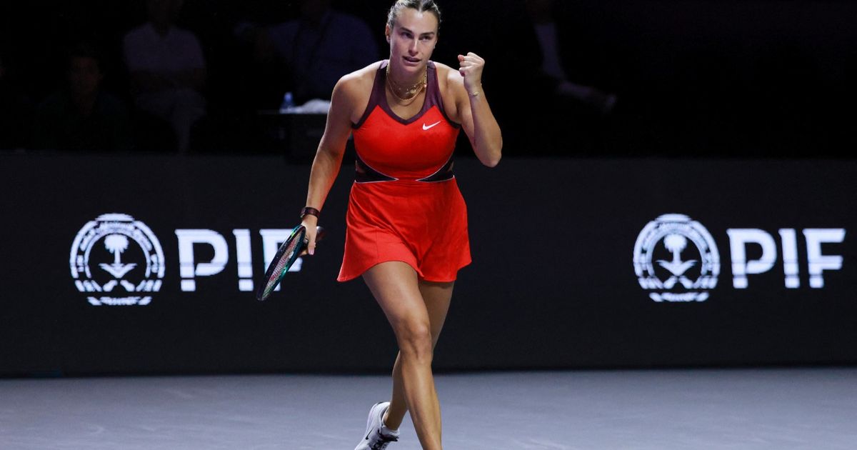 سابالينكا تتأهل لنهائي البطولة الختامية في الرياض وتصطدم بريباكينا