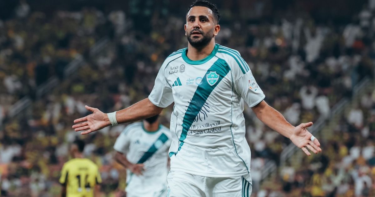 رياض محرز الأفضل وتقييم كارثي لكريم بنزيما في ديربي الاتحاد والأهلي