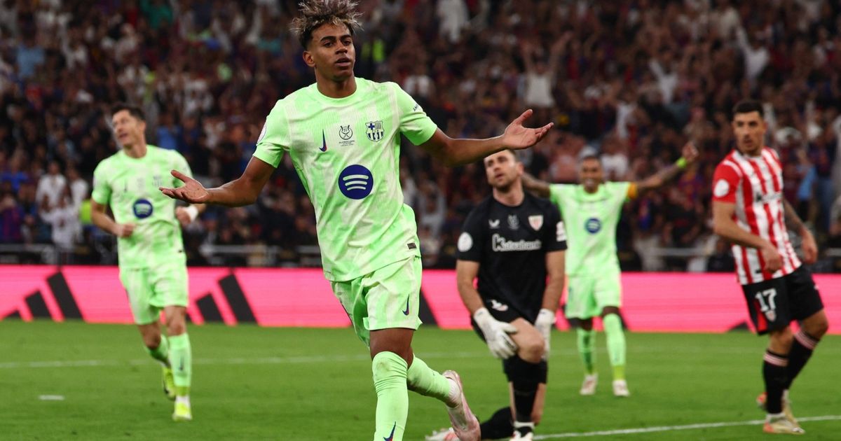 غافي ويامال يقودان برشلونة لنهائي كأس السوبر الإسباني بالسعودية