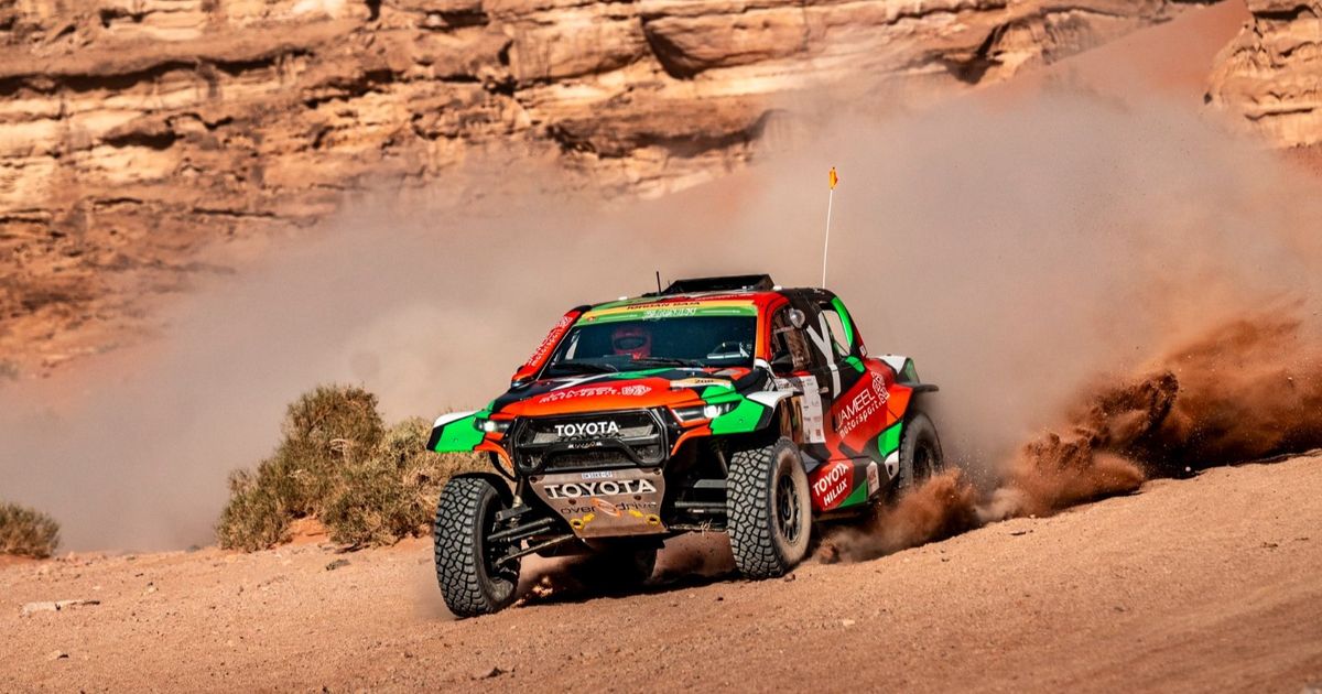 السعودي الراجحي يتعرض لإصابة خطيرة خلال رالي باها الأردن