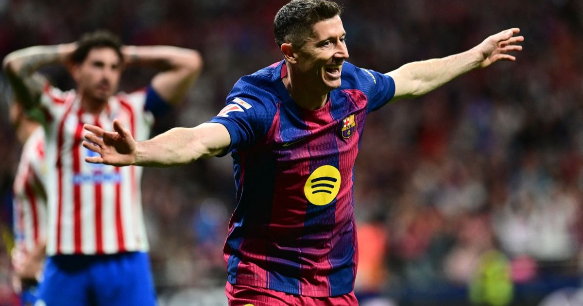 برشلونة "المحظوظ" يتجاوز أتلتيكو مدريد بهدف قاتل بكتف ليفاندوفسكي