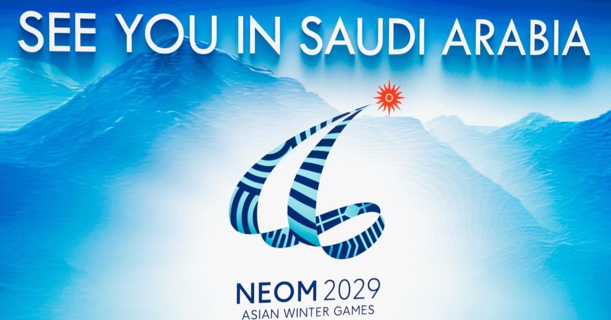 الشمس تشرق في شعار دورة الألعاب الآسيوية الشتوية "نيوم 2029"