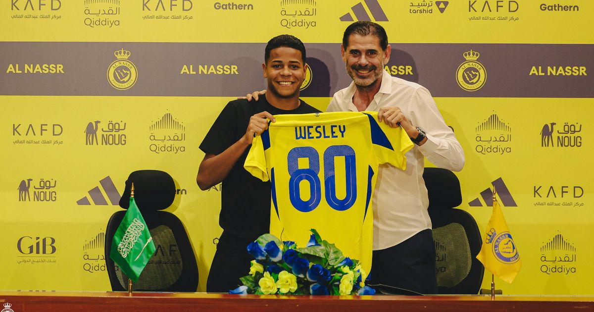 ويسلي موهبة كورينثيانز يعزّز هجوم النصر السعودي