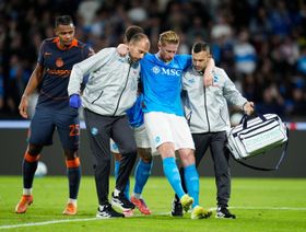 مخاوف نابولي تتأكد.. دي بروين يعاني من إصابة خطيرة