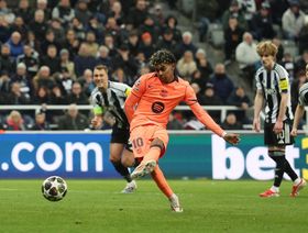 لامين يامال يهدد رقماً مميزاً لكيليان مبابي في دوري أبطال أوروبا