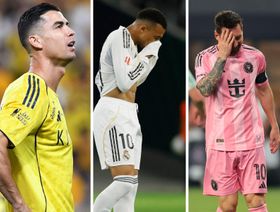 كيليان مبابي ينافس ميسي ورونالدو في مؤشر "الكسل" الدفاعي