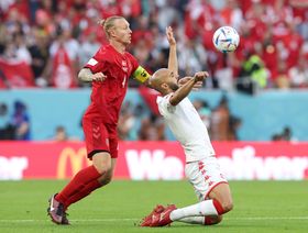تفوّق تونسي على الدنمارك خلال شوط أول بلا أهداف