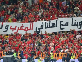 جمهور الأهلي المصري يتضامن مع المغرب وليبيا
