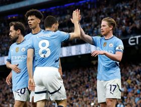 هدف دي بروين يحمل مانشستر سيتي للمركز الثالث بالدوري الإنجليزي الممتاز
