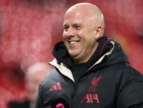 سلوت: شعوري غير معتاد وانتظر تسجيل محمد صلاح بالقدم اليمنى