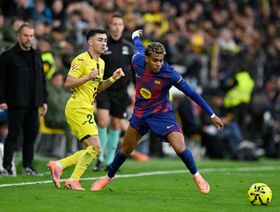 لامين يامال يبتكر احتفالاً مستفزاً للرد على جمهور فياريال