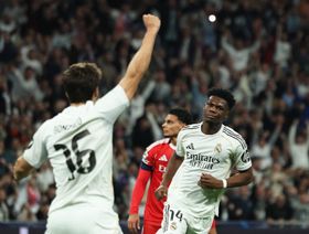 غرامة وإغلاق المدرجات.. "يويفا" يعاقب ريال مدريد بسبب "التحية النازية"