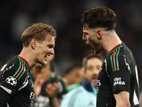 رقم تاريخي لأرسنال بعد فوزه على ريال مدريد في "سانتياغو برنابيو"
