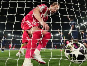 هاري كين يلاحق مبابي على صدارة هدافي دوري أبطال أوروبا