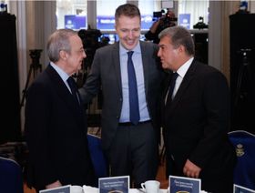 هل خسر فلورنتينو بيريز معركة السوبر ليغ؟ برشلونة يعلّق