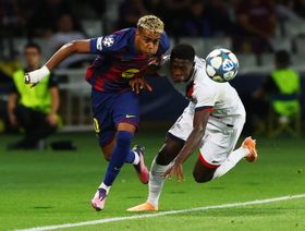 مينديز يقص جناح يامال مجدداً في أسوأ ليلة أوروبية لفتى برشلونة الذهبي