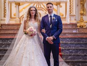 "حتى يفرقنا الموت".. أرملة جوتا تنشر رثاء أبدياً مع صور حفل الزفاف