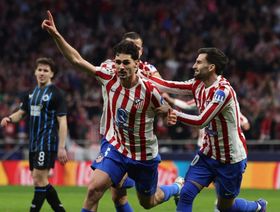 أتلتيكو مدريد يسحق كلوب بروج ويتأهل لثمن نهائي دوري أبطال أوروبا